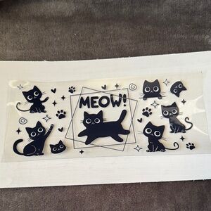 Black Cat Cup Wrap